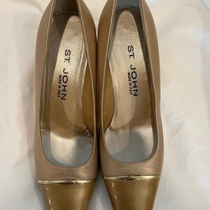 St. John Beige  Heels Size 8 1/2 B
